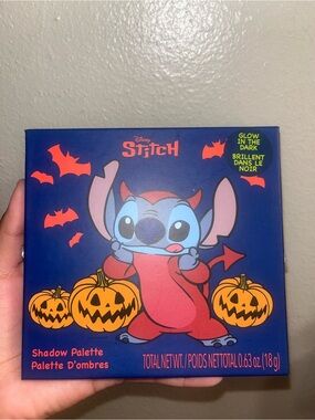 Disney Stitch Halloween Eyeshadow Palette - Blue, Red, Orange